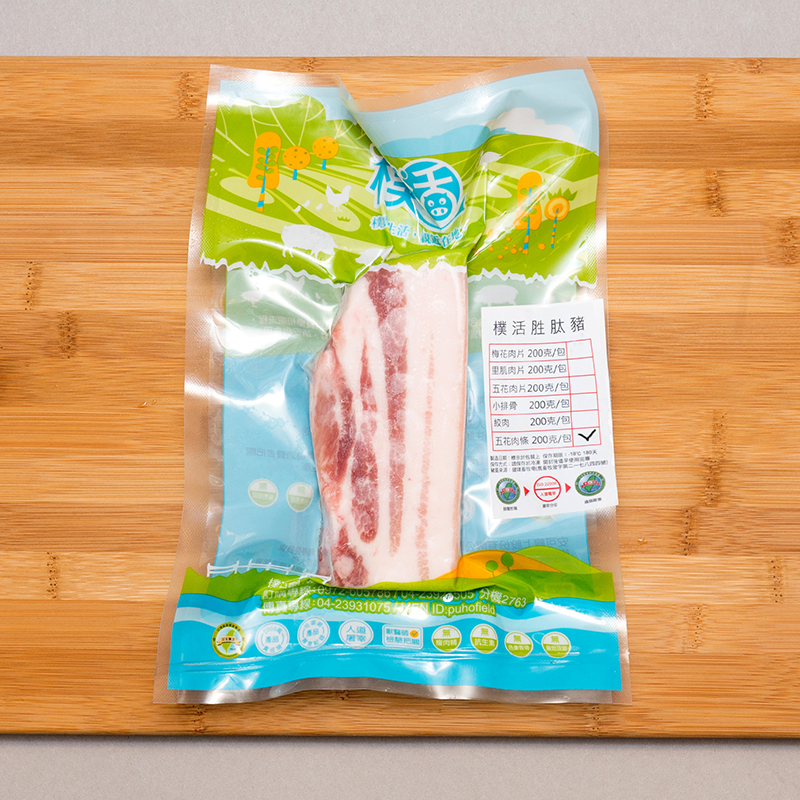帶皮五花肉條 200 公克